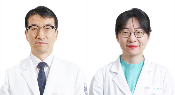 경희대병원 정형외과 강경중(왼쪽), 신경과 유달라 교수